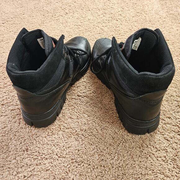 Thorogood Tactical Work Boots Mens 12 Black Leather 834-6086 6" Lace Up GUC - Picture 6 of 12